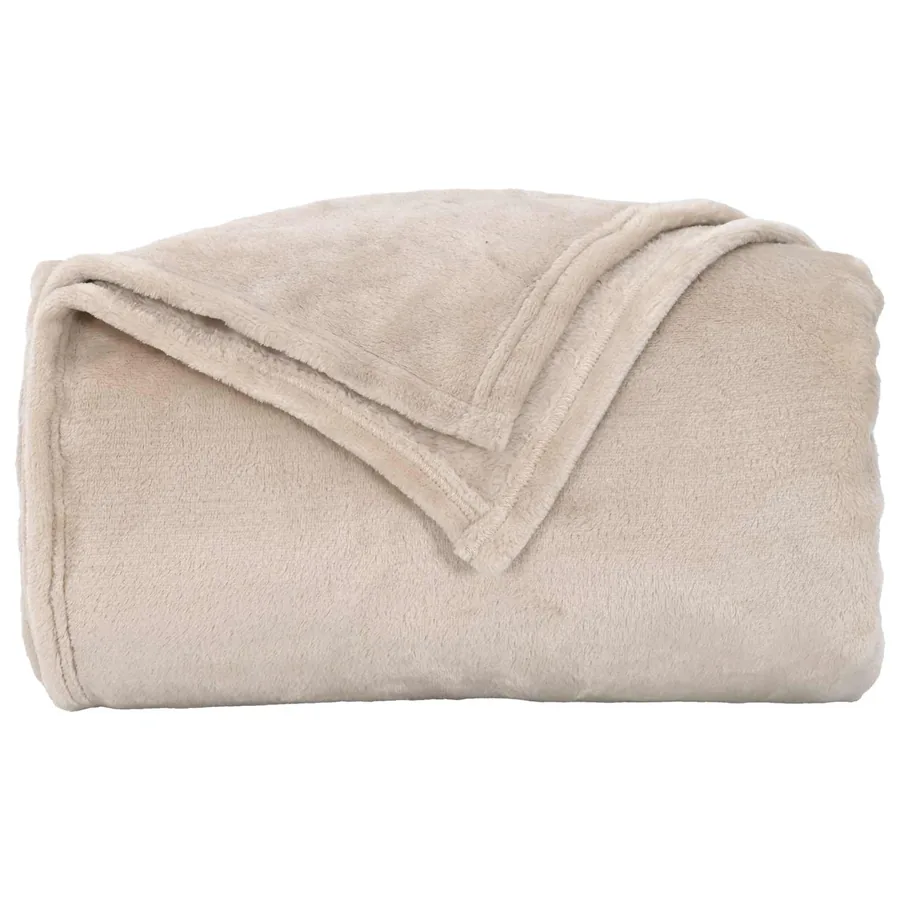 Couvertures à jeter 6 pcs Beige 130 x 150 cm Toison - 5