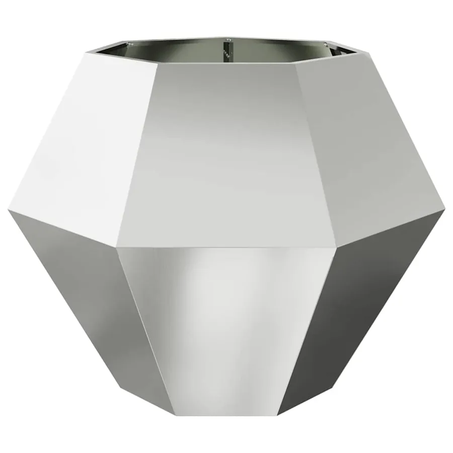 Jardinière 2 pc Argent 100 x 100 x 80 cm Acier galvanisé - 6