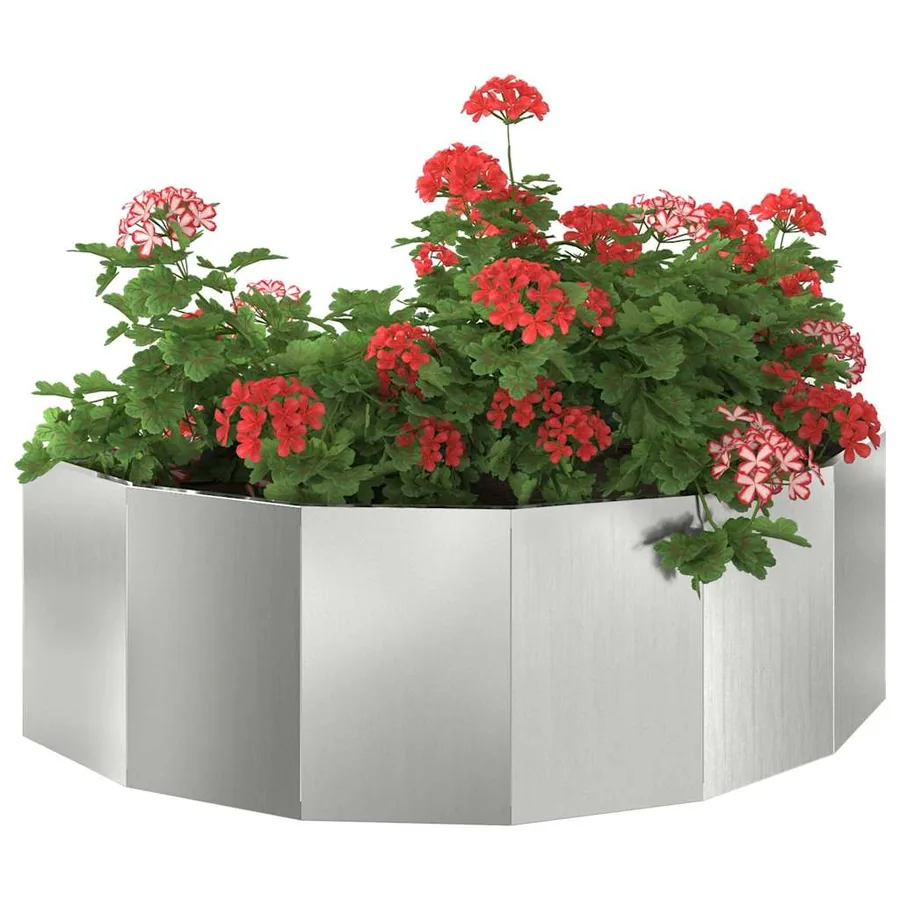 Jardinière Argent 120 x 60 x 35 cm Acier galvanisé - 3