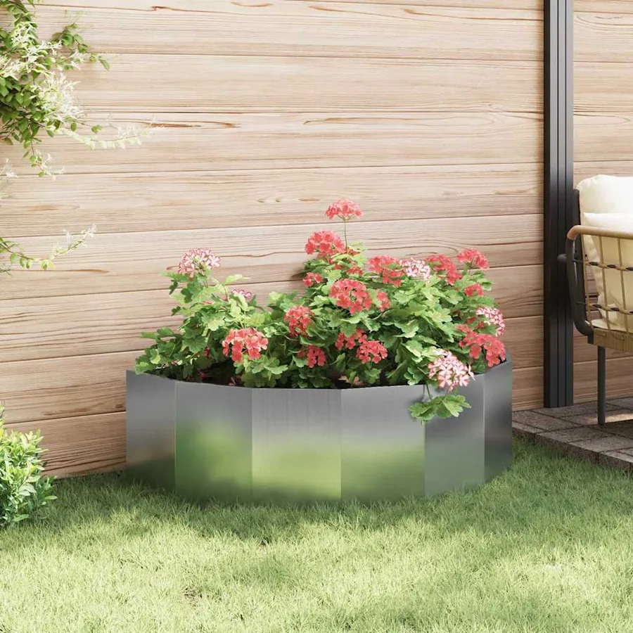 Jardinière Argent 120 x 60 x 35 cm Acier galvanisé - 4