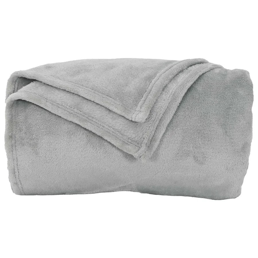Couvertures à jeter 6 pcs Gris 240 x 270 cm Toison - 5