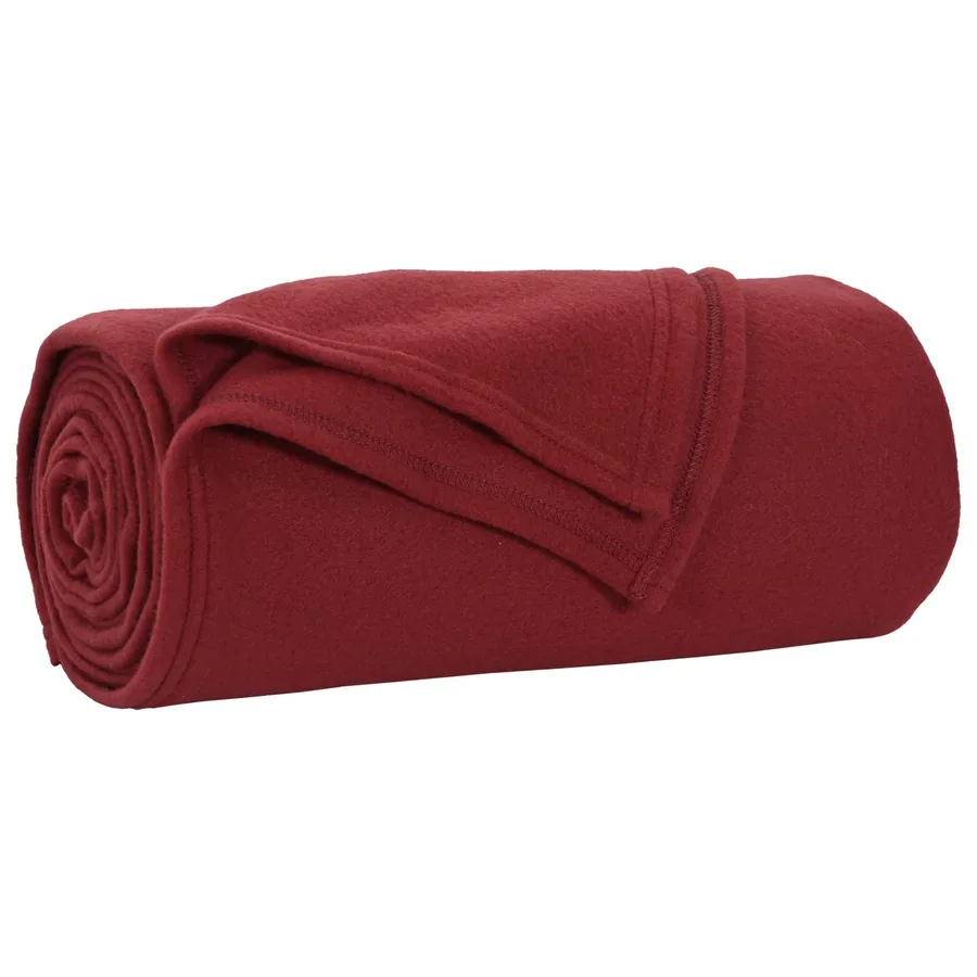 Couvertures à jeter 24 pcs Rouge Bordeaux 240 x 220 cm Toison - 2
