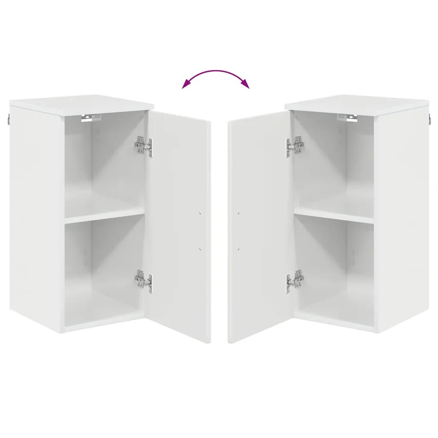 Ensemble de mobilier de salle de bain 5 pcs Blanc brillant - 14