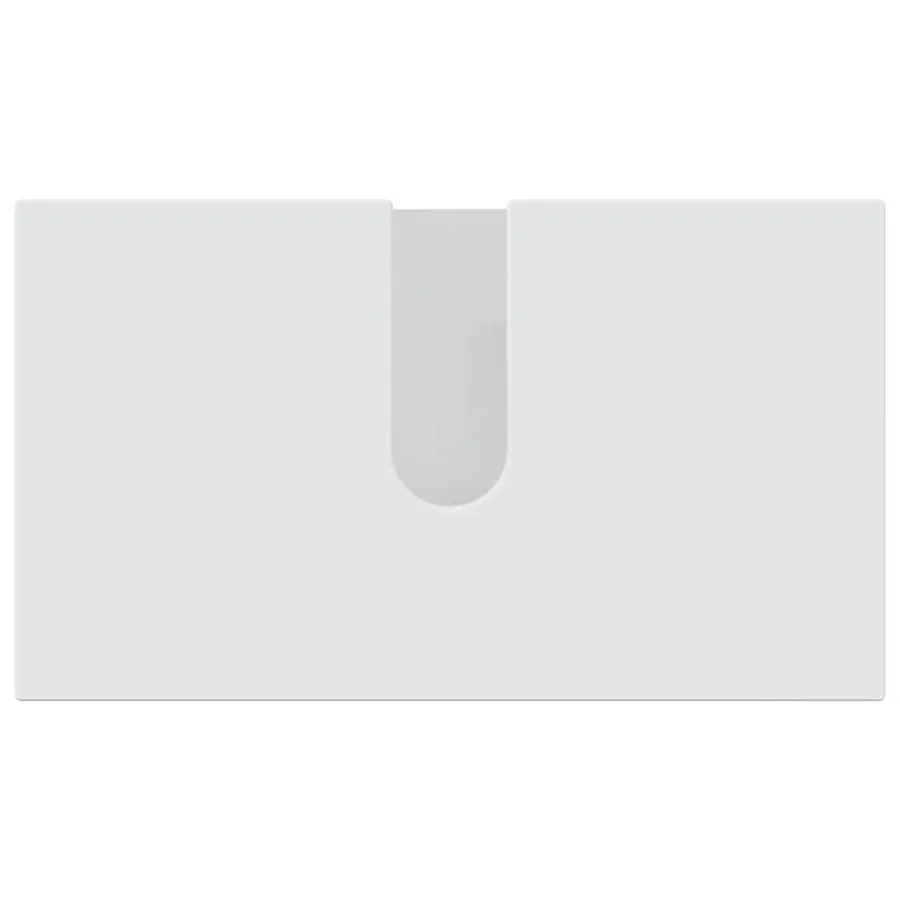 Ensemble de mobilier de salle de bain 5 pcs Blanc brillant - 8