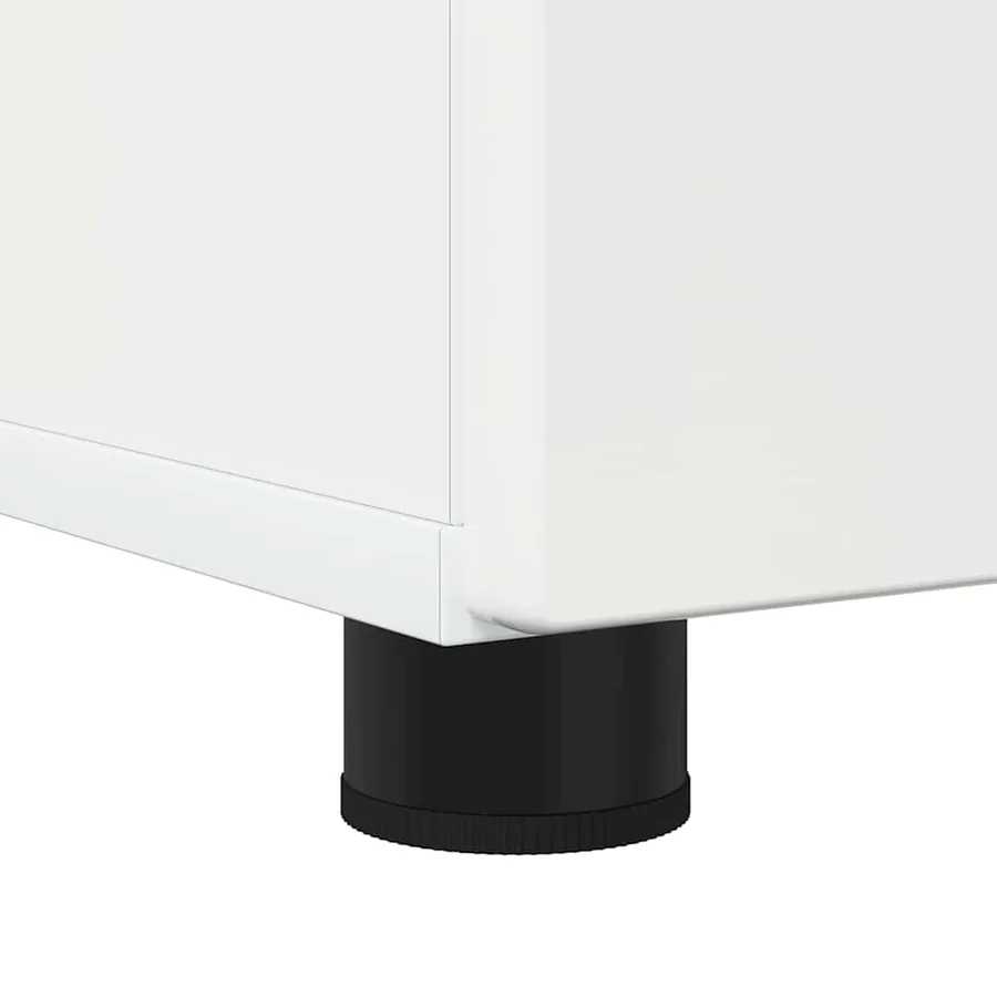 Ensemble de mobilier de salle de bain 3 pcs Blanc brillant - 9