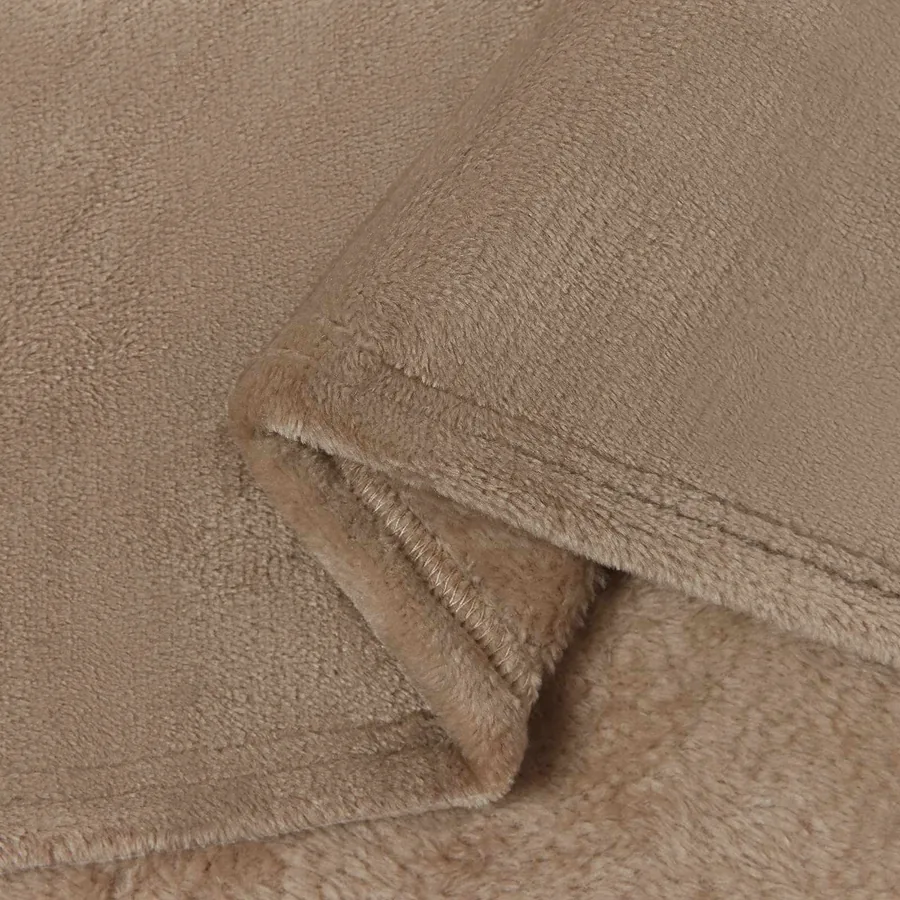 Jeté Camel 130 x 150 cm Toison - 6