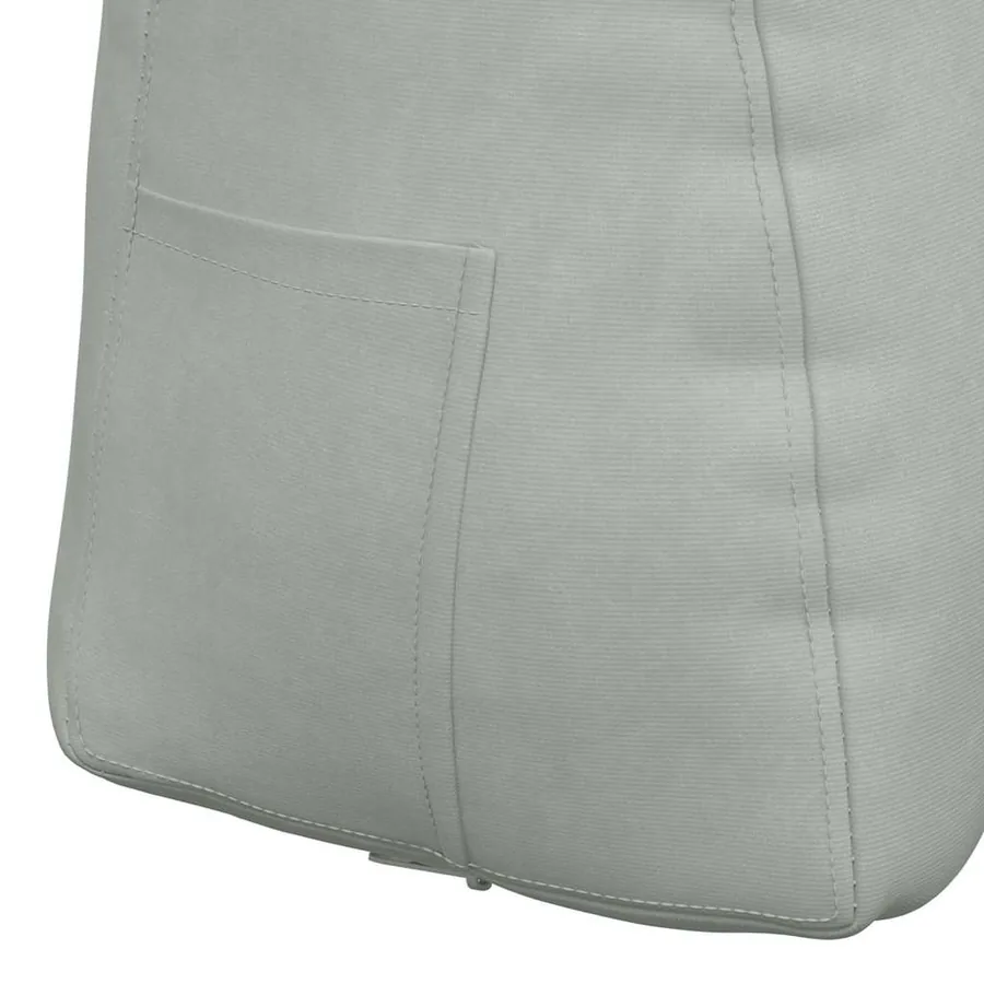 Coussin de Dos Gris clair 80 x 24 x 50 cm Velours - 9