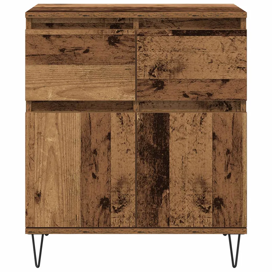 Buffet Bois Ancien 60 x 35 x 70 cm Bois d'ingénierie et fer - 6