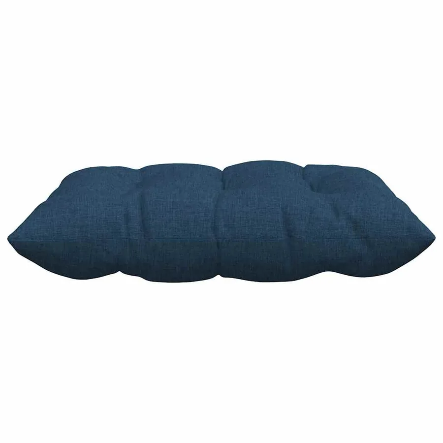 Coussins de siège 4 pcs Bleu 40 x 40 x 6 cm tissu - 6