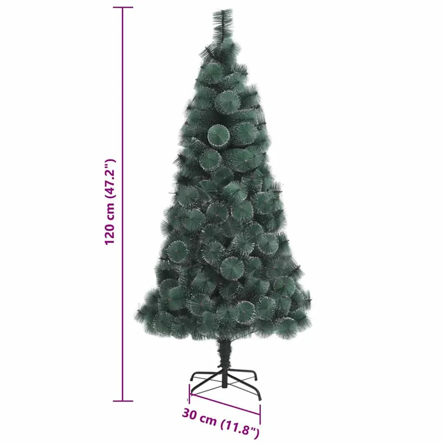 Sapin de Noël artificiel pré-éclairé avec set de boules 120 cm - 18