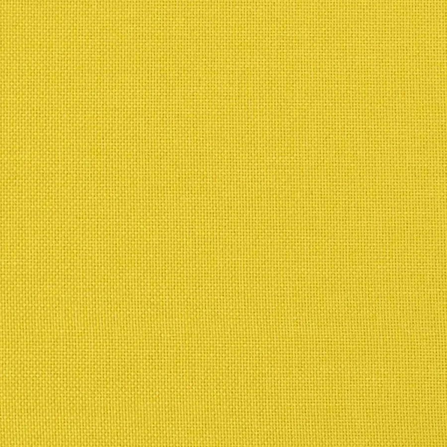Coussins de siège 2 pcs Jaune clair Ø80 x 29 cm tissu - 8