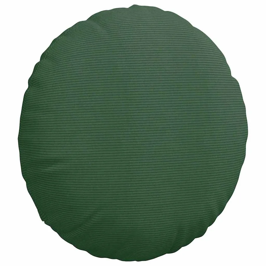 Coussins de siège 2 pcs Vert foncé Ø60 x 21 cm - 5