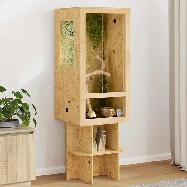 Terrarium Marron 50 x 50 x 150 cm OSB