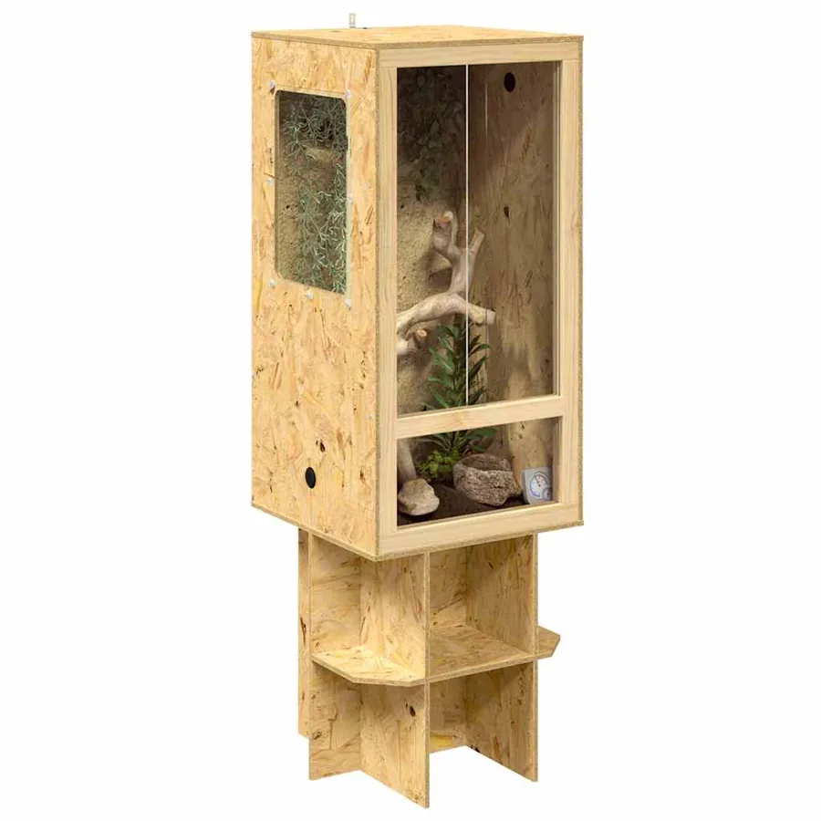 Terrarium Marron 50 x 50 x 150 cm OSB - 3