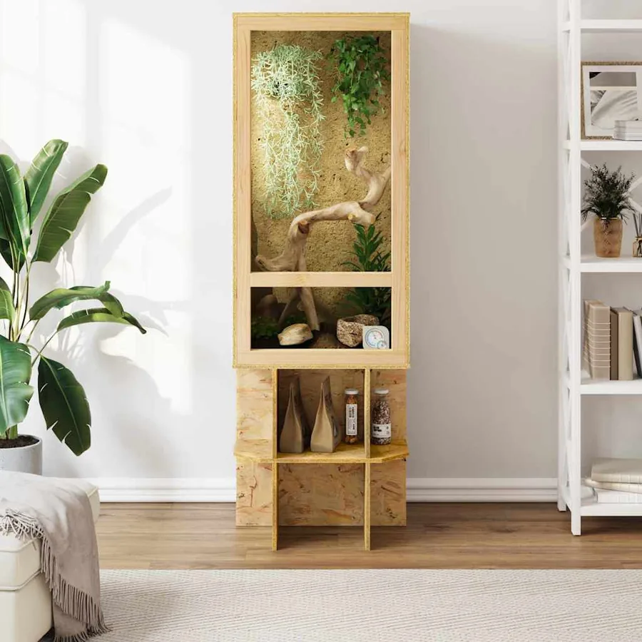 Terrarium Marron 50 x 50 x 150 cm OSB - 4