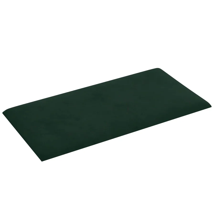 Tête de lit murale 12 pcs Vert foncé Velours - 3