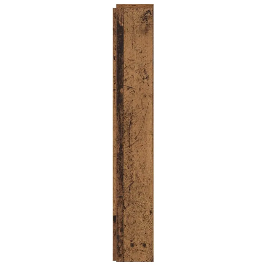 Tête de lit de rangement avec LED Bois ancien Bois d'ingénierie - 6