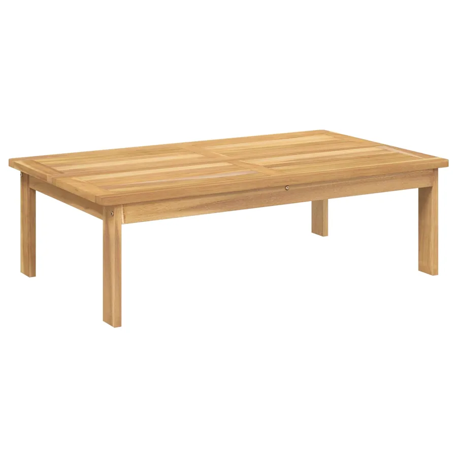 Ensemble de Canapés Uni 4 pcs Anthracite Bois d'Acacia Massif - 6