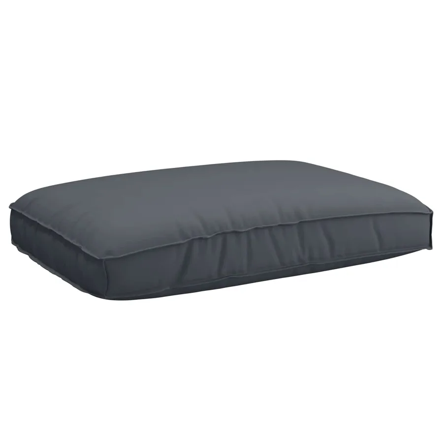 Ensemble de Canapés Uni 4 pcs Anthracite Bois d'Acacia Massif - 7
