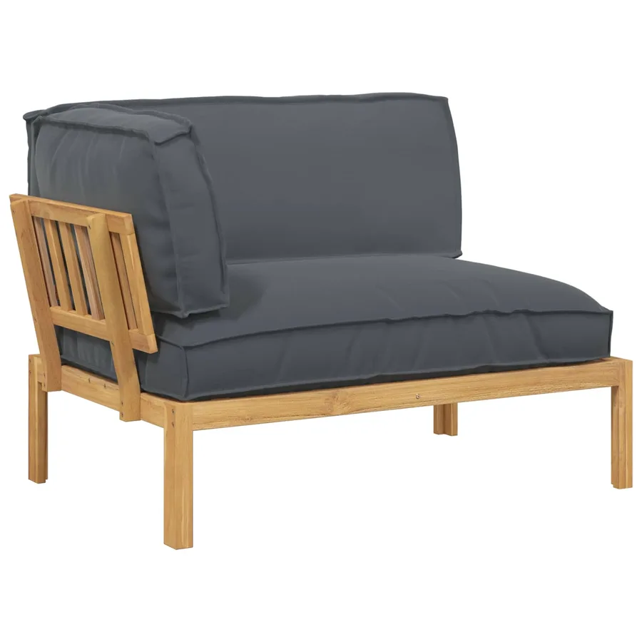 Ensemble de Canapés avec coussin Anthracite 133 x 92 x 69 cm - 2