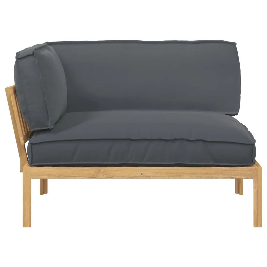 Ensemble de Canapés avec coussin Anthracite 133 x 92 x 69 cm - 7