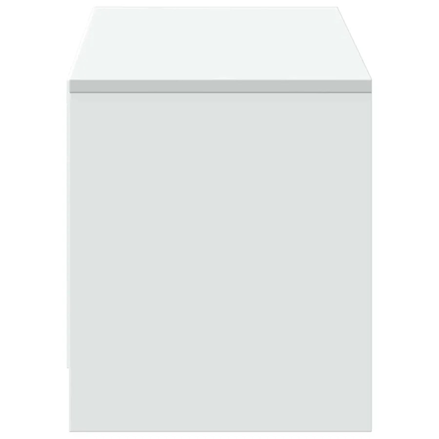 Meuble TV avec LED Blanc 140 x 34 x 40 cm Bois d’ingénierie - 7
