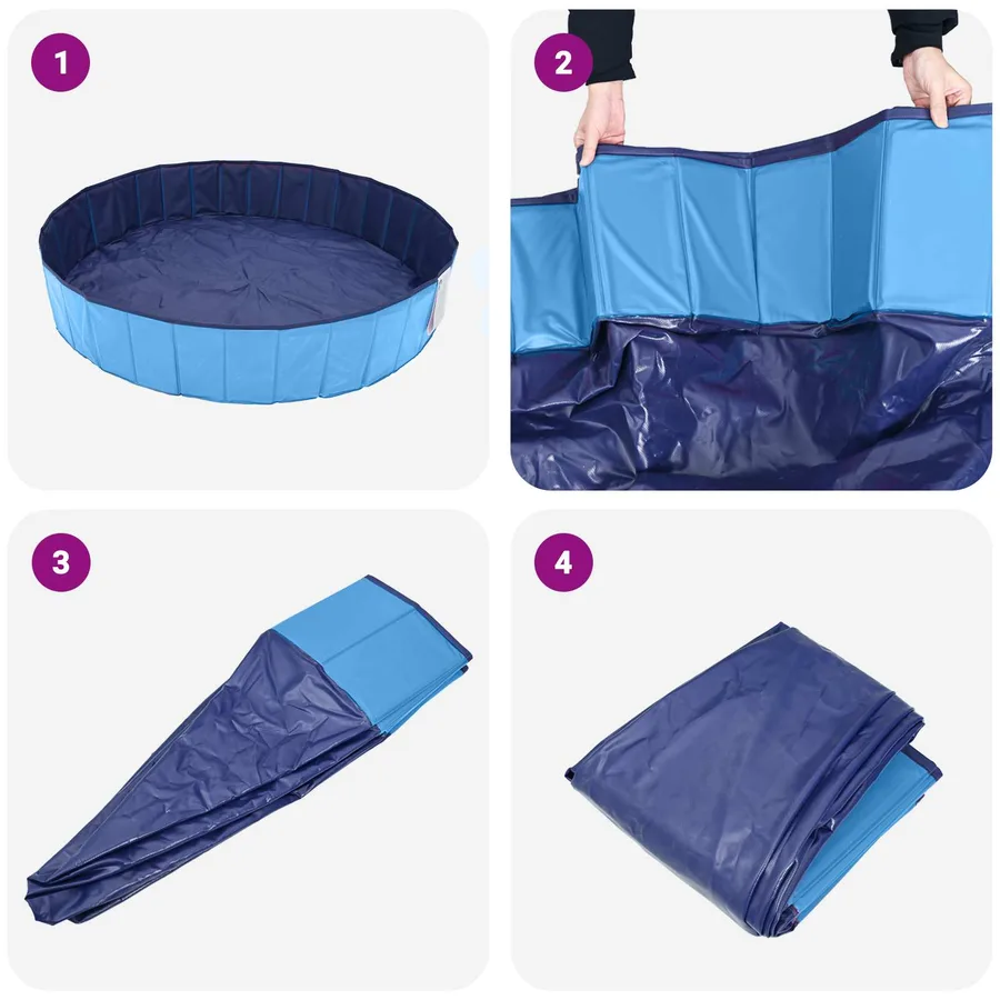 Piscine pour enfants Bleu Ø 80 x 20 cm - 5
