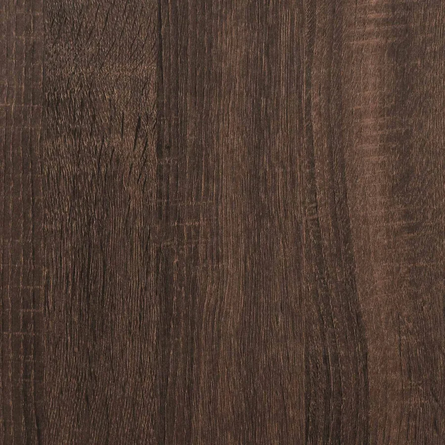 Tête de lit de rangement avec LED Chêne brun Bois d'ingénierie - 12