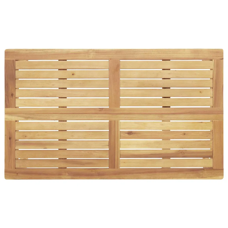 Ensemble de Canapés Uni 2 pcs Gris Bois d'Acacia Massif - 12