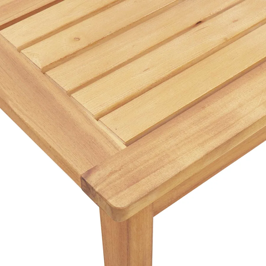 Ensemble de Canapés Uni 2 pcs Gris Bois d'Acacia Massif - 14