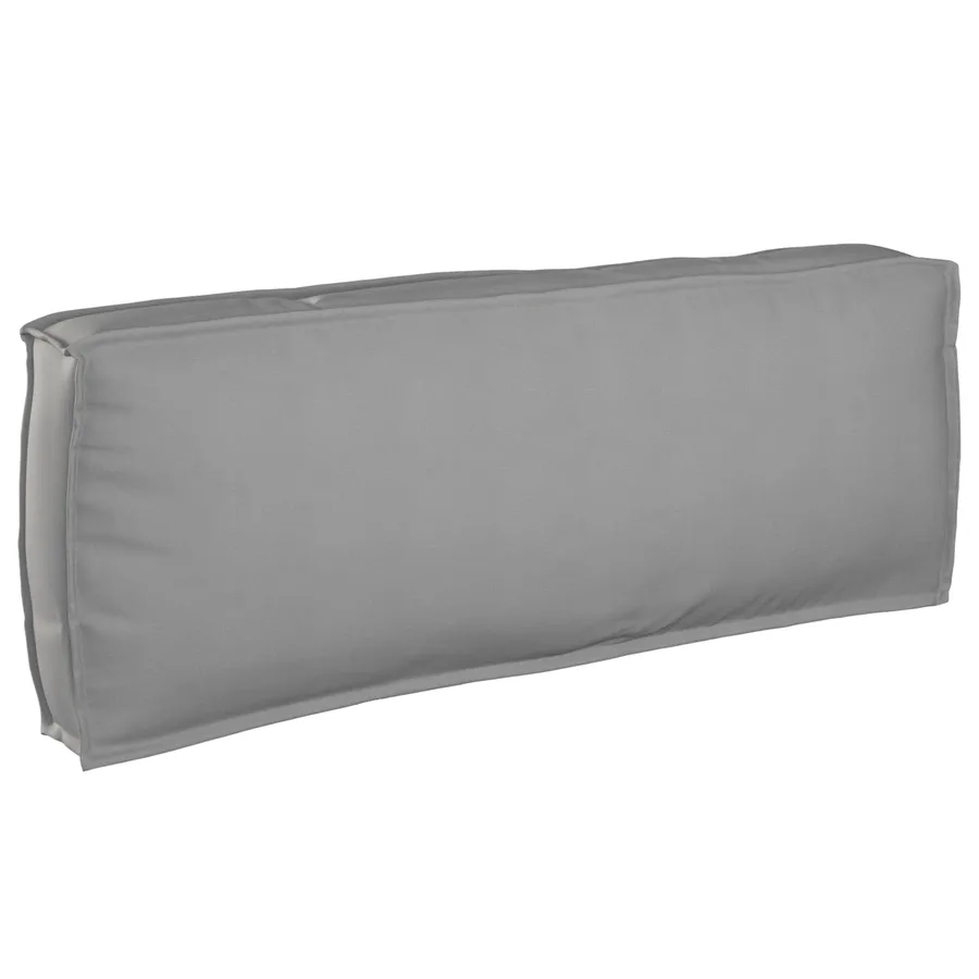 Ensemble de Canapés Uni 2 pcs Gris Bois d'Acacia Massif - 7
