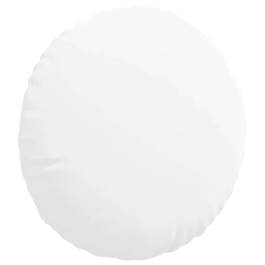 Coussins de siège 2 pcs Blanc Ø80 x 29 cm tissu - 5