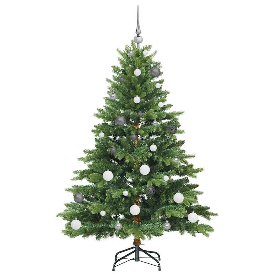 Sapin de Noël artificiel avec 150 LED Vert 150 cm PE et PVC - 4