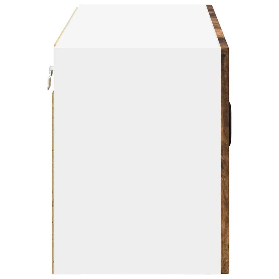 Meuble mural LUCCA Chêne fumé 80 x 31 x 40 cm Bois d'ingénierie - 7