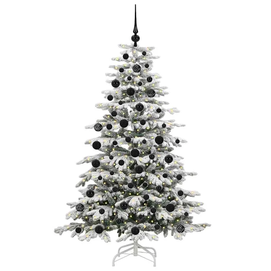 Sapin de Noël Artificiel à Branches Articulées Blanc 180 cm - 3