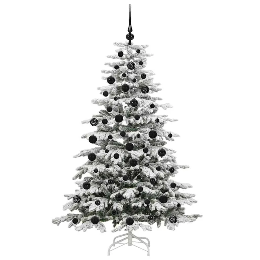 Sapin de Noël Artificiel à Branches Articulées Blanc 180 cm - 4