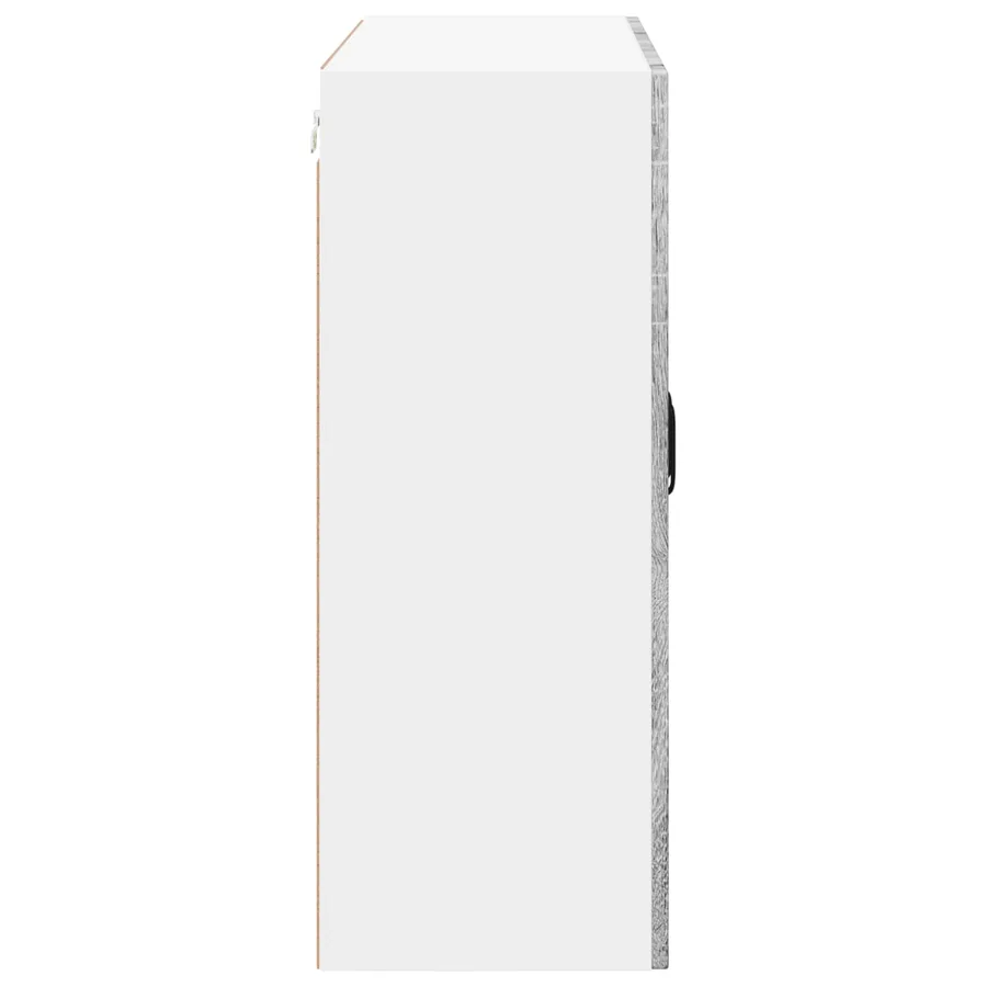 Cabinet en verre mural LUCCA Sonoma gris 80 x 31 x 80 cm - 7