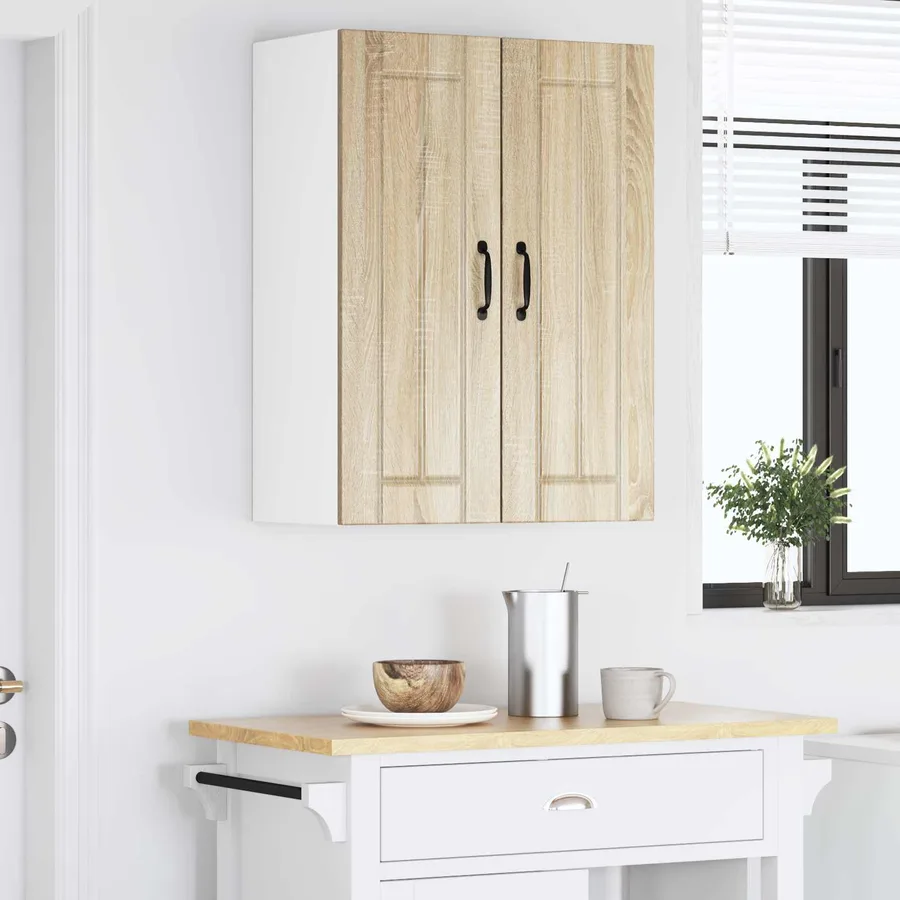 Meuble mural LUCCA 2 pcs Chêne Sonoma 30 x 31 x 80 cm - 4