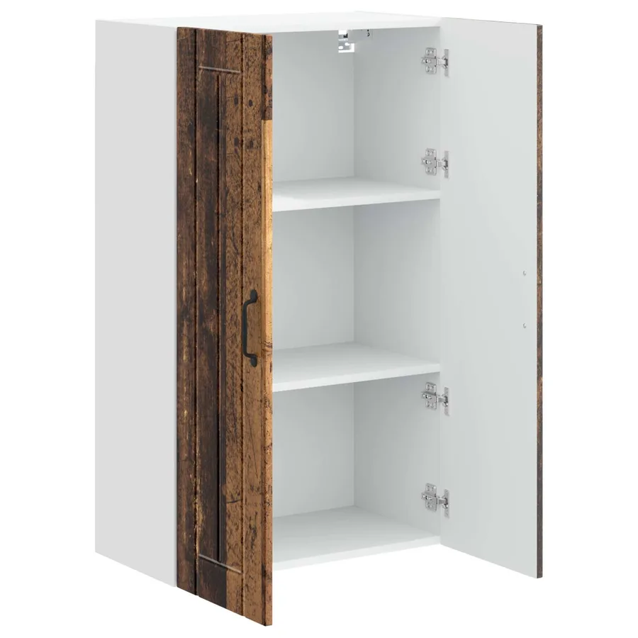 Meuble mural LUCCA Bois ancien 60 x 31 x 100 cm - 5