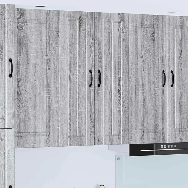 Meuble mural LUCCA Sonoma gris 60 x 31 x 100 cm