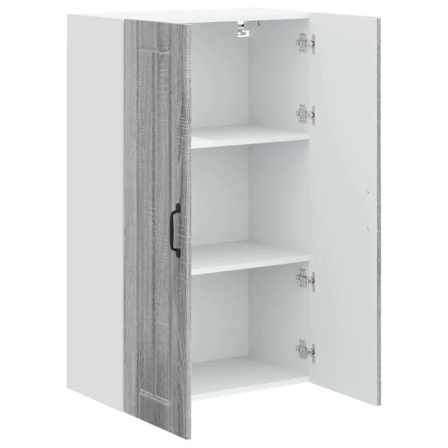 Meuble mural LUCCA Sonoma gris 60 x 31 x 100 cm - 5