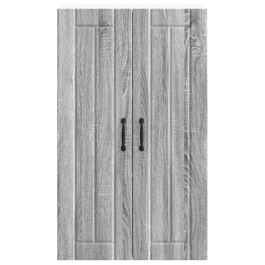 Meuble mural LUCCA Sonoma gris 60 x 31 x 100 cm - 6