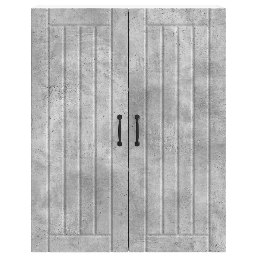 Meuble mural LUCCA Gris béton 80 x 31 x 100 cm - 6