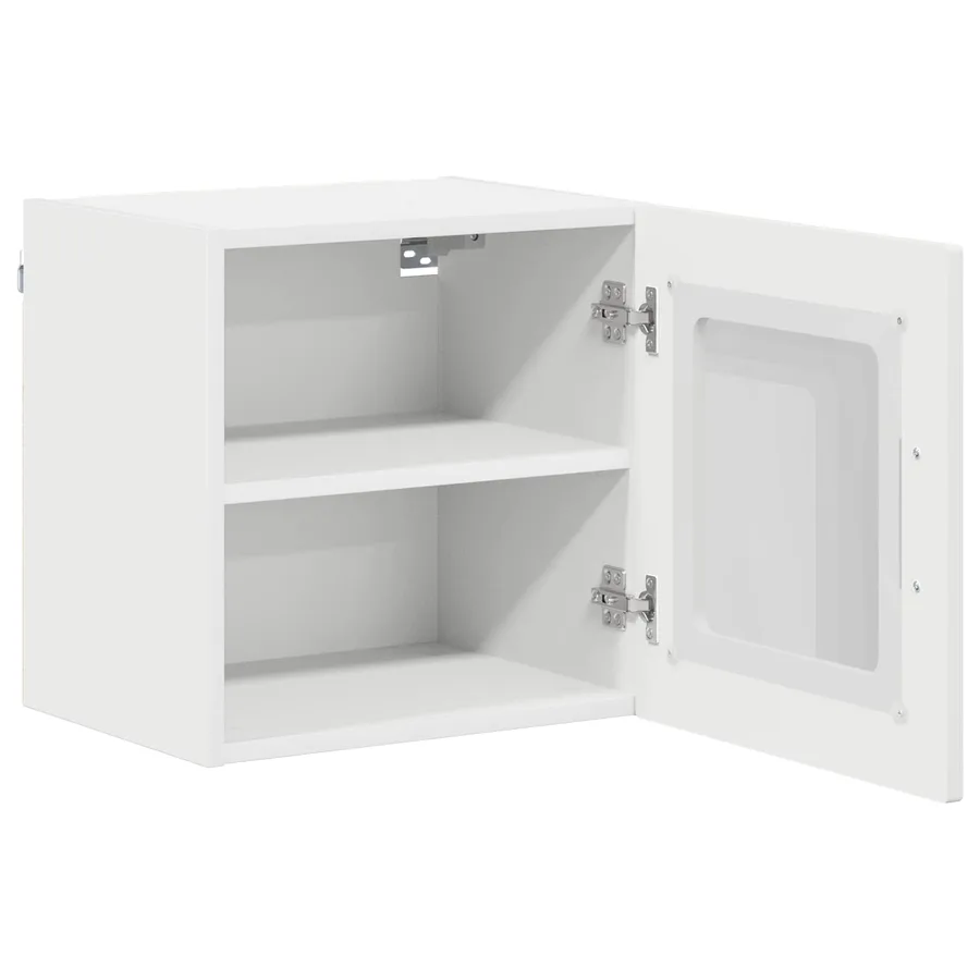Cabinet en verre mural LUCCA 2 pcs Blanc 40 x 31 x 40 cm - 6