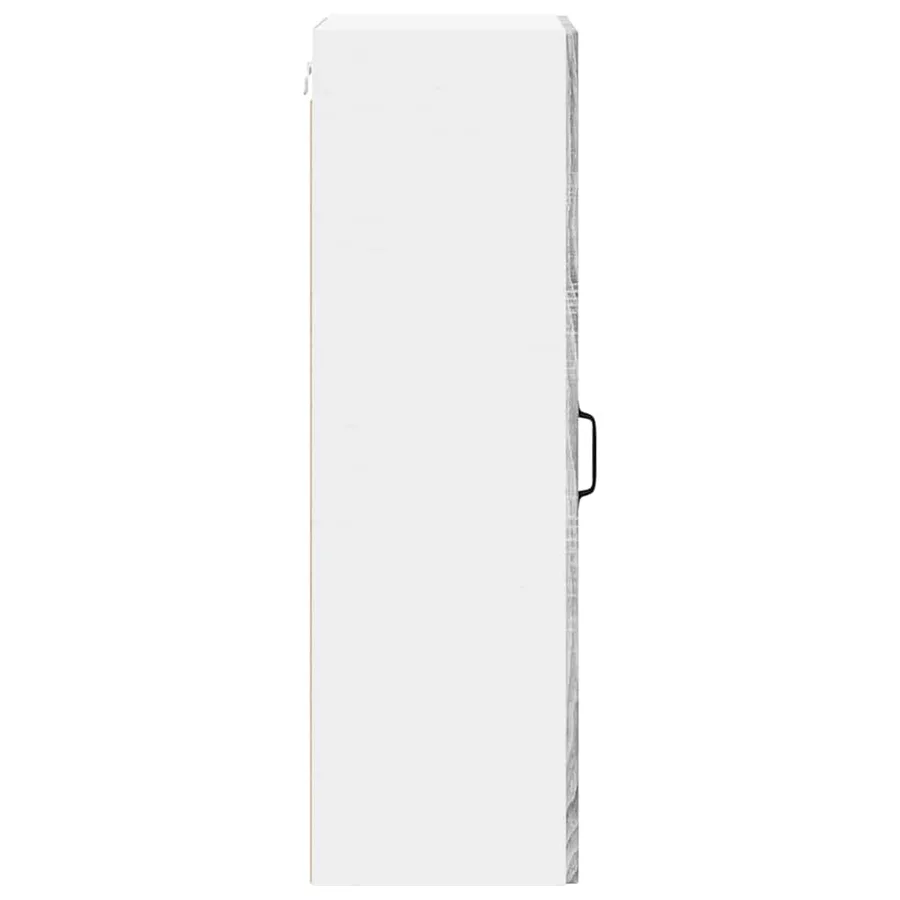 Cabinet en verre mural LUCCA Sonoma gris 40 x 31 x 100 cm - 7