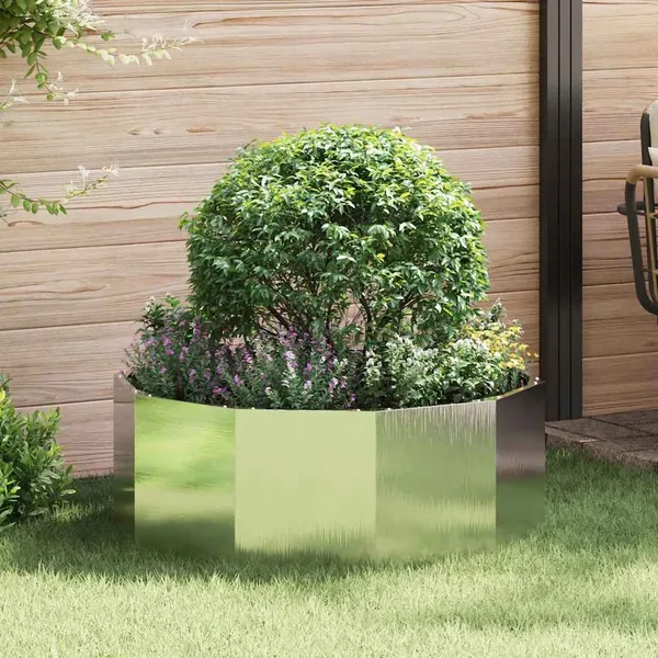 Jardinière Argent 90 x 90 x 35 cm Acier inoxydable
