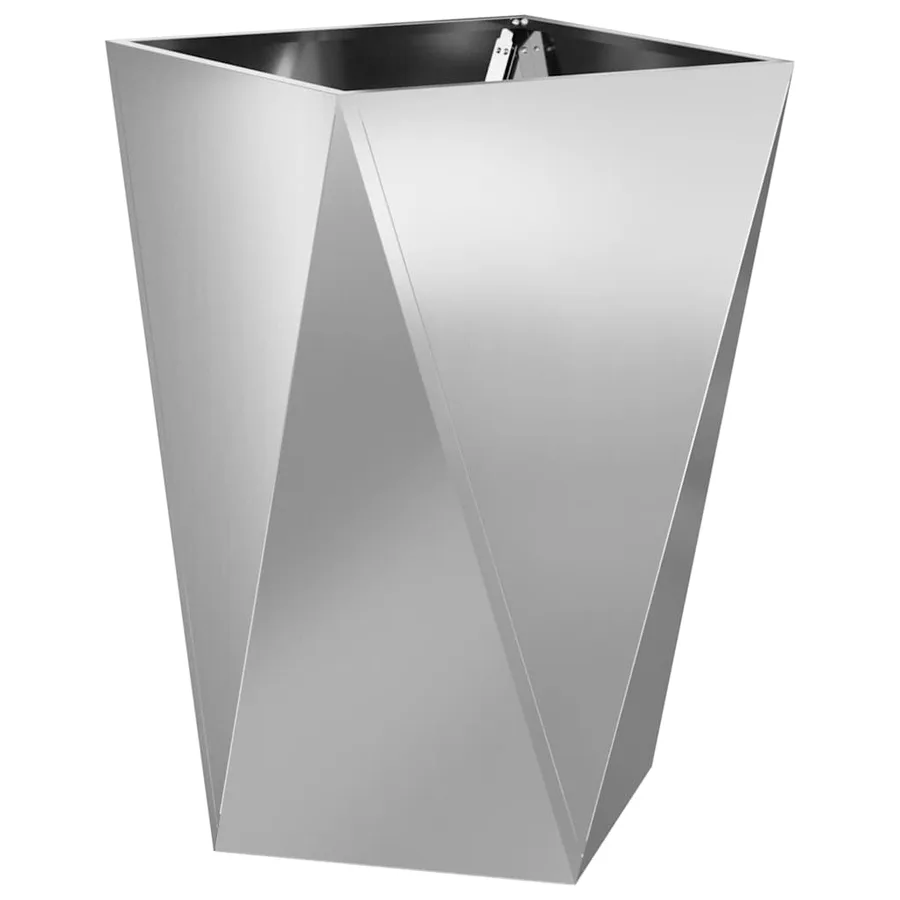 Jardinière Argent 50 x 50 x 75 cm Acier galvanisé - 2