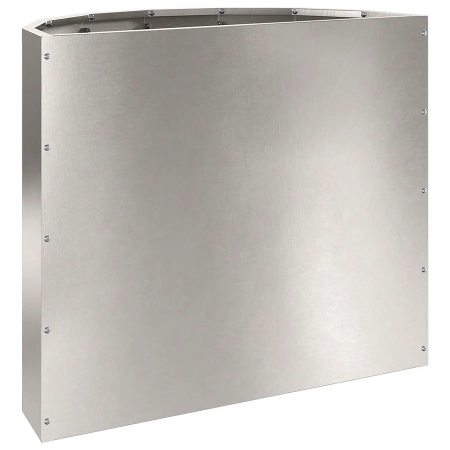 Jardinière Argent 60 x 30 x 50 cm Acier inoxydable - 7