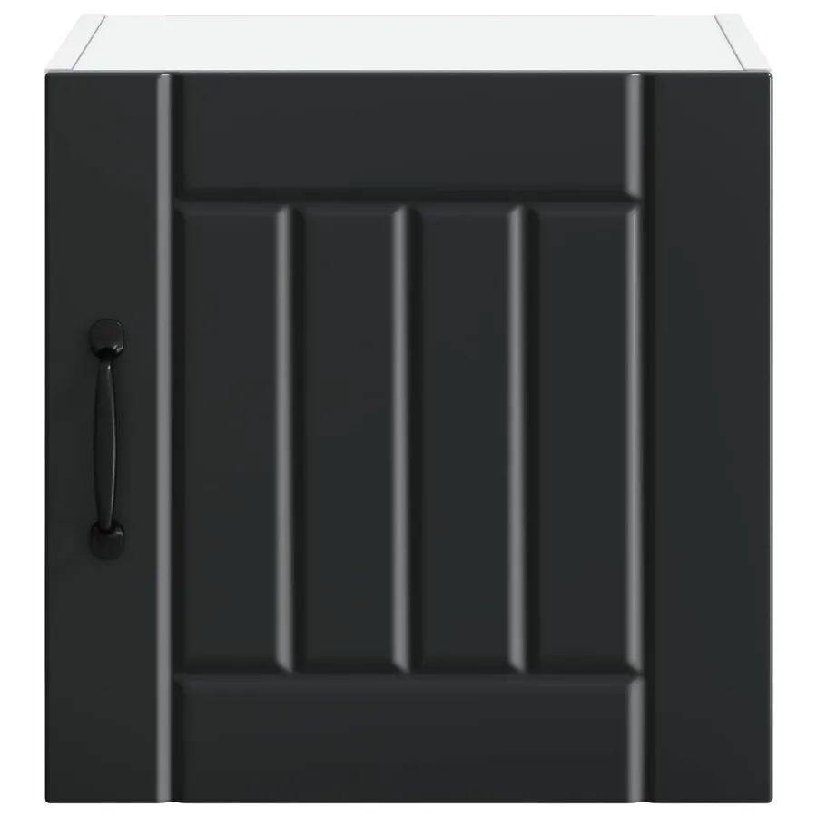 Meuble mural LUCCA 2 pcs Noir 40 x 31 x 40 cm Bois d'ingénierie - 7