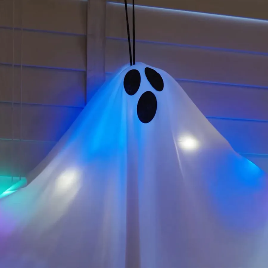 Fantôme Suspendu Halloween 3 pcs Blanc 52 x 62 cm Polyester - 3